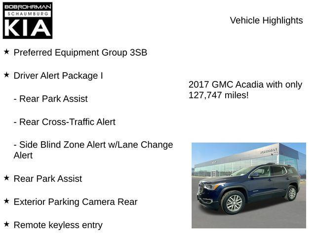 used 2017 GMC Acadia car, priced at $12,100
