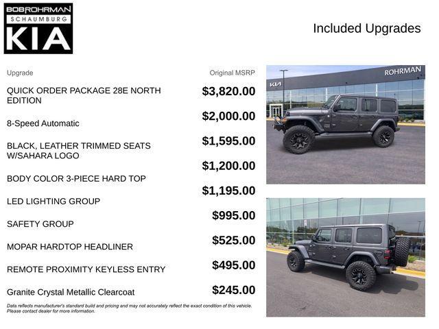 used 2020 Jeep Wrangler Unlimited car, priced at $28,351