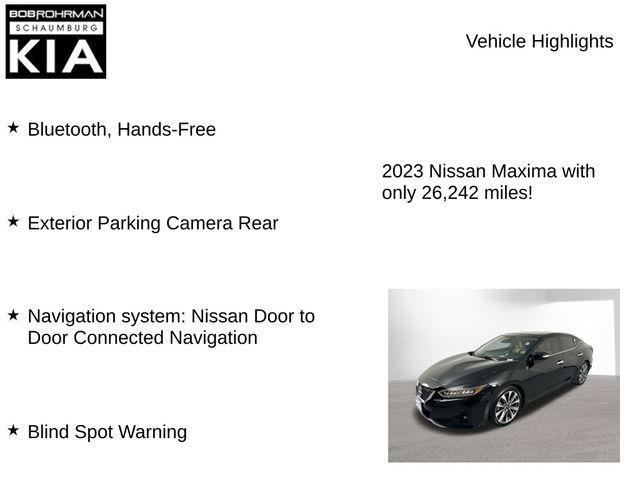 used 2023 Nissan Maxima car, priced at $29,595