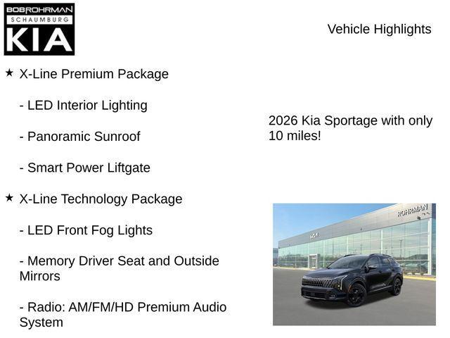 new 2026 Kia Sportage car, priced at $38,865