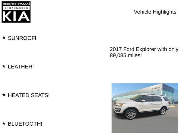 used 2017 Ford Explorer car, priced at $15,998
