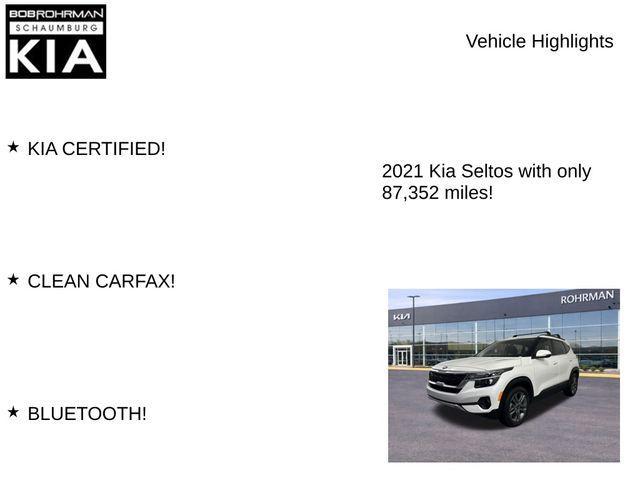 used 2021 Kia Seltos car, priced at $14,887
