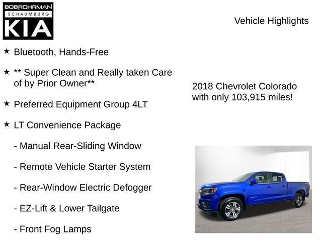 used 2018 Chevrolet Colorado car, priced at $18,789