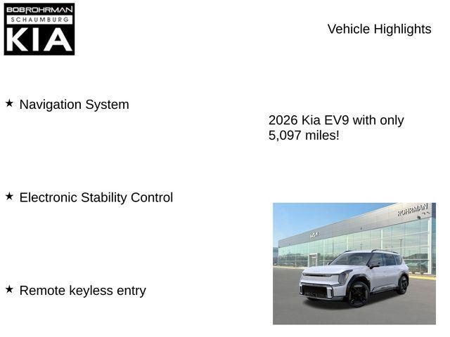 new 2026 Kia EV9 car, priced at $74,810