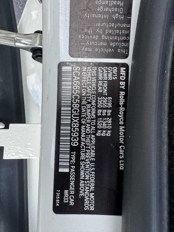 used 2016 Rolls-Royce Wraith car