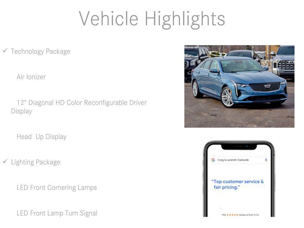 used 2023 Cadillac CT4 car, priced at $33,000