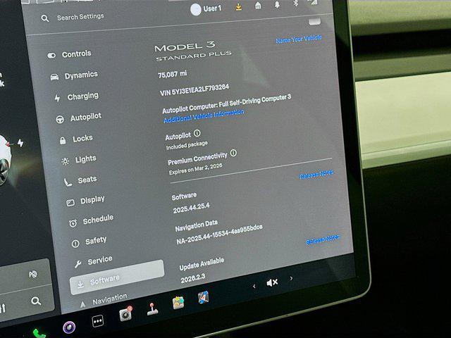 used 2020 Tesla Model 3 car, priced at $18,796