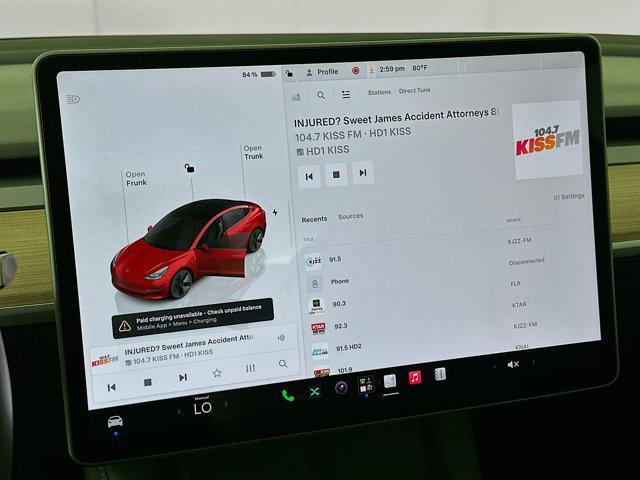 used 2023 Tesla Model 3 car, priced at $25,695