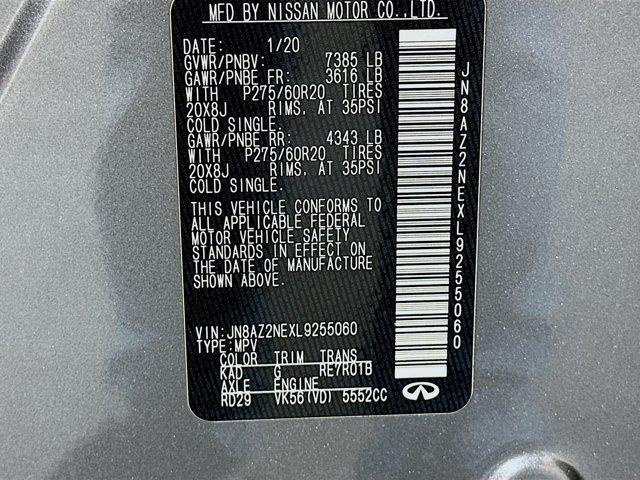 used 2020 INFINITI QX80 car, priced at $20,697