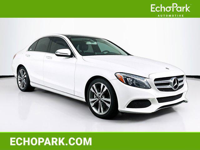 used 2017 Mercedes-Benz C-Class car, priced at $12,799