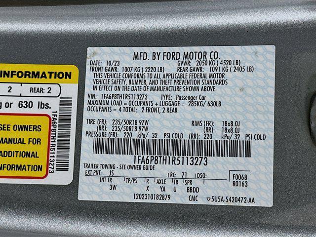 used 2024 Ford Mustang car, priced at $22,996