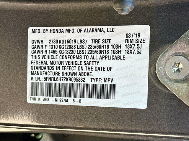 used 2019 Honda Odyssey car, priced at $21,496