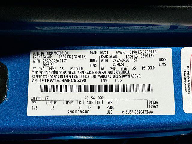 used 2021 Ford F-150 car, priced at $25,996