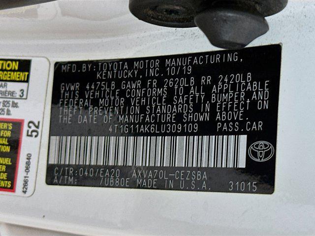 used 2020 Toyota Camry car, priced at $18,487