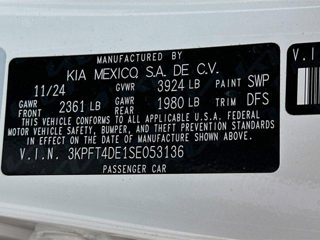 used 2025 Kia K4 car, priced at $18,487