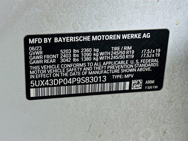 used 2023 BMW X3 car, priced at $27,487