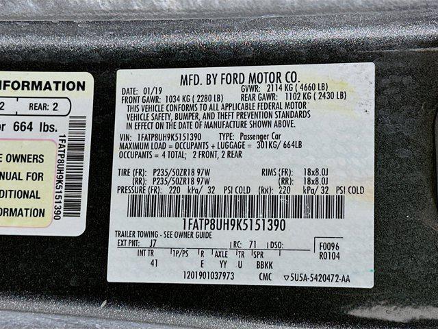 used 2019 Ford Mustang car, priced at $11,996