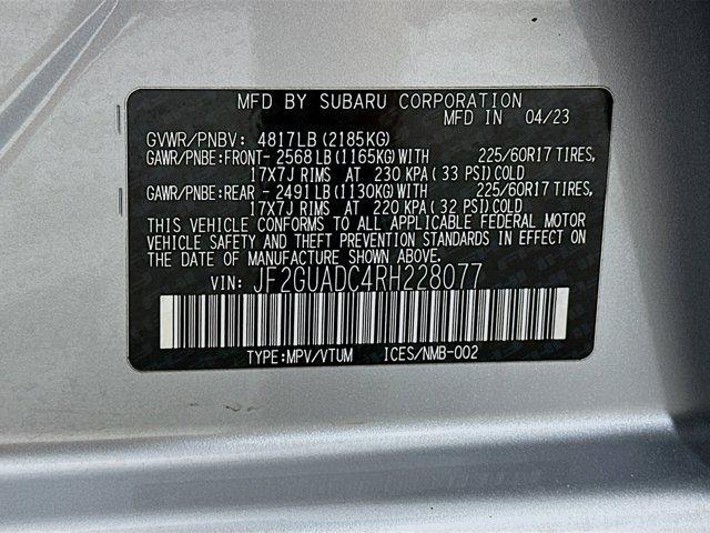 used 2024 Subaru Crosstrek car, priced at $20,987