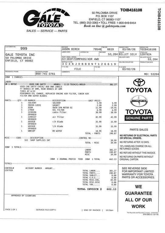 used 2022 Jeep Compass car, priced at $19,925