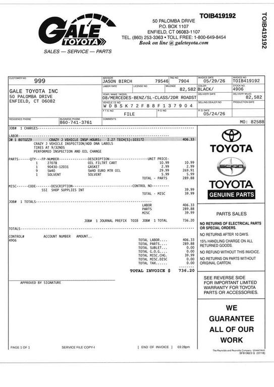 used 2008 Mercedes-Benz SL-Class car, priced at $19,648