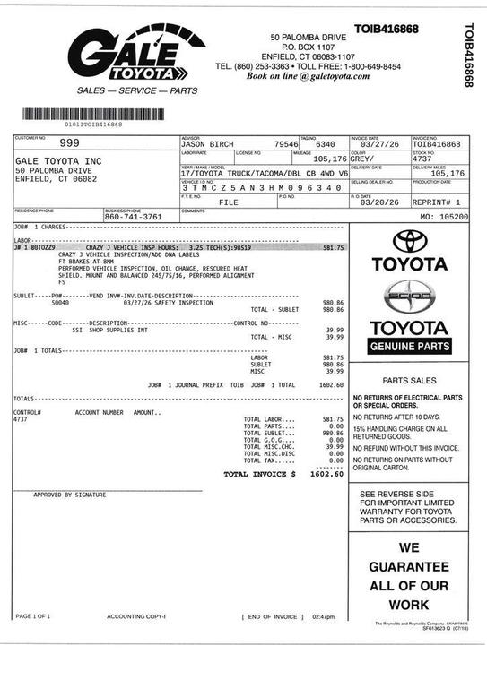 used 2017 Toyota Tacoma car, priced at $24,550