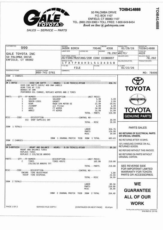 used 2020 Ford Mustang car, priced at $18,559