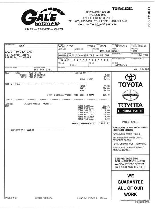 used 2009 Nissan Altima car, priced at $8,150