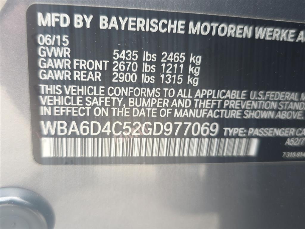 used 2016 BMW 650 car, priced at $23,000