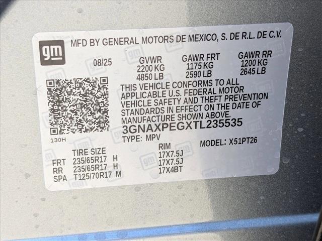 new 2026 Chevrolet Equinox car, priced at $29,771