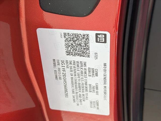 new 2025 Chevrolet Corvette car, priced at $138,926