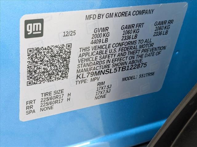 new 2026 Chevrolet TrailBlazer car, priced at $28,380