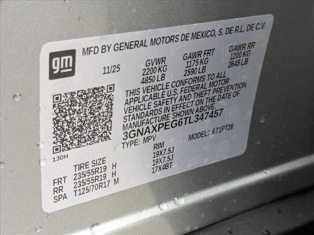 new 2026 Chevrolet Equinox car, priced at $37,464