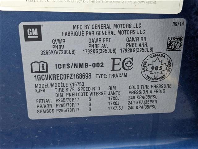 used 2015 Chevrolet Silverado 1500 car, priced at $18,991