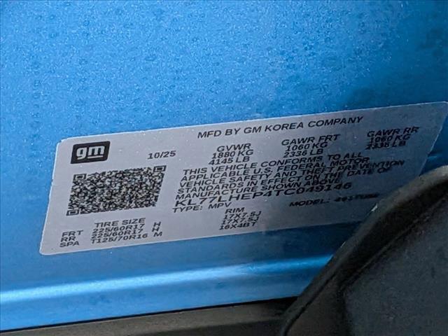 new 2026 Chevrolet Trax car, priced at $25,777