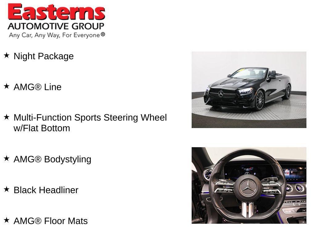 used 2022 Mercedes-Benz E-Class car, priced at $48,950