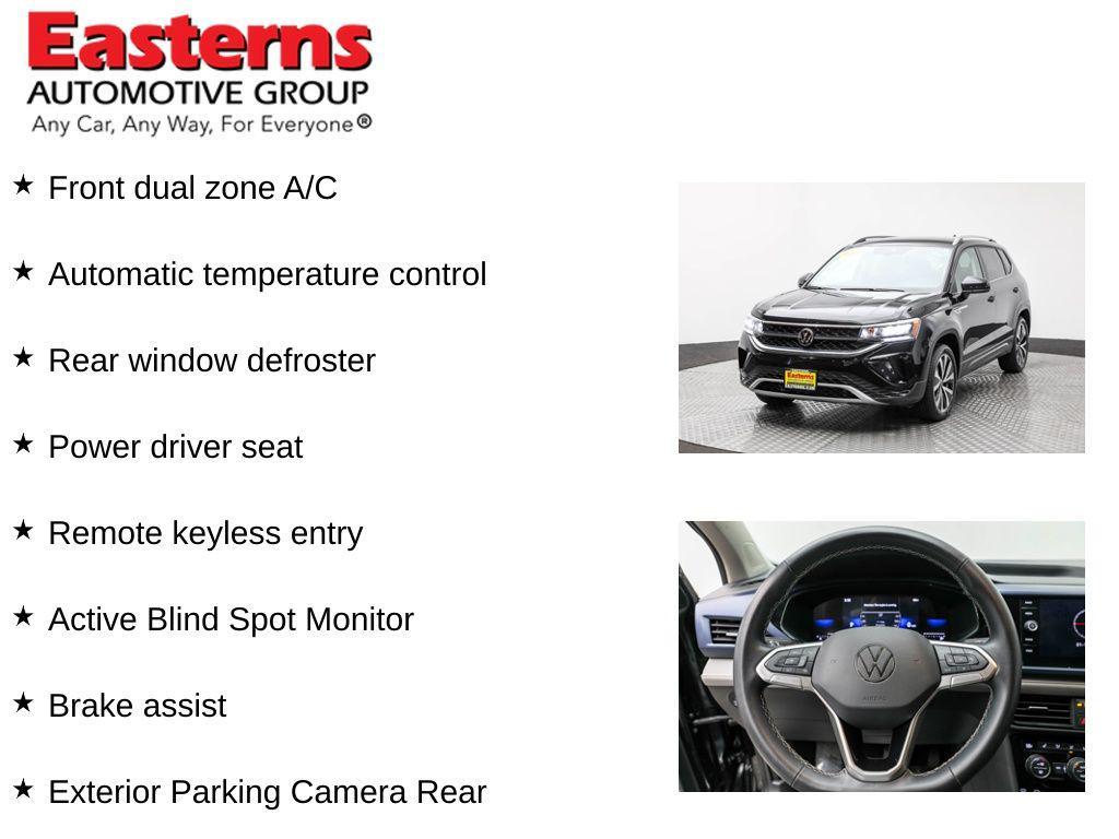 used 2024 Volkswagen Taos car, priced at $18,490