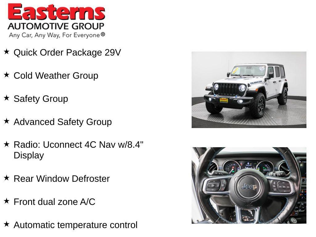 used 2022 Jeep Wrangler Unlimited 4xe car, priced at $29,450