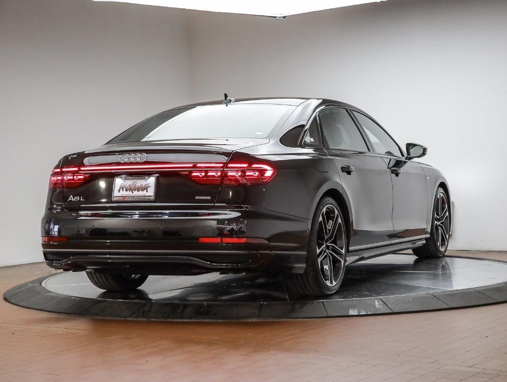 new 2025 Audi A8 car, priced at $93,345