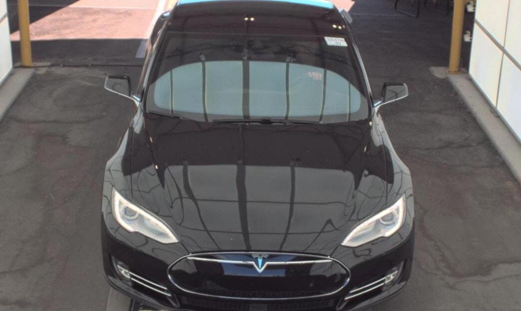 used 2015 Tesla Model S car, priced at $13,999