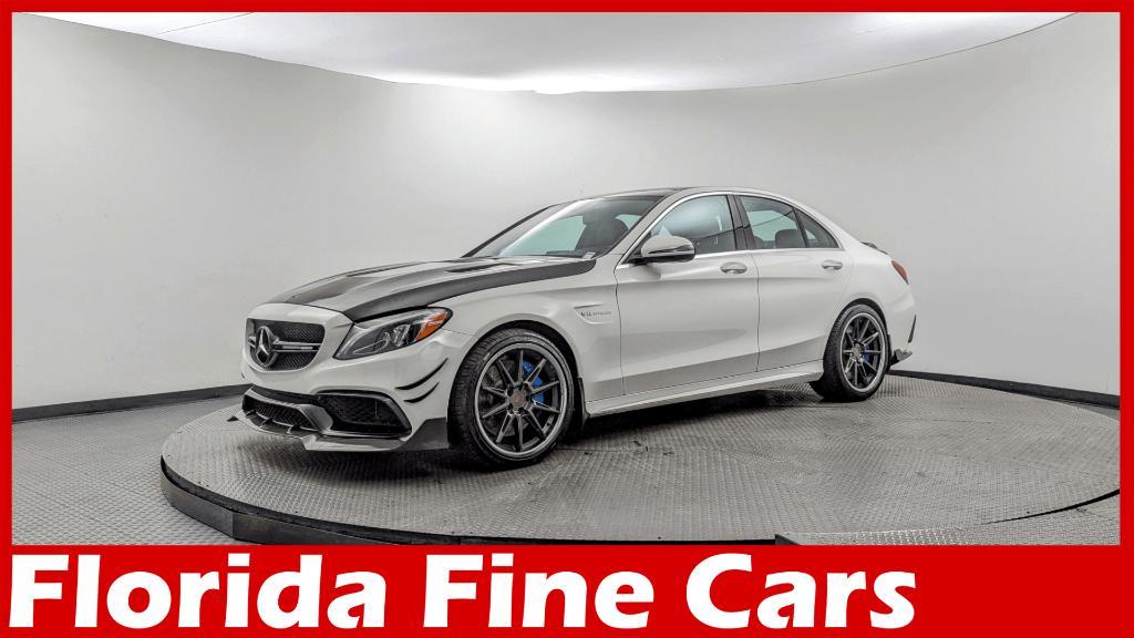 used 2017 Mercedes-Benz AMG C 63 car, priced at $37,999