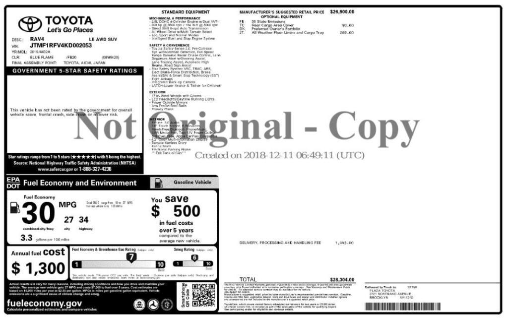 used 2019 Toyota RAV4 car, priced at $14,499