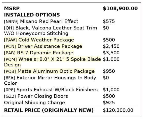 used 2016 Audi RS 7 car, priced at $33,999