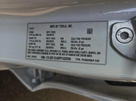 used 2023 Tesla Model 3 car, priced at $23,299