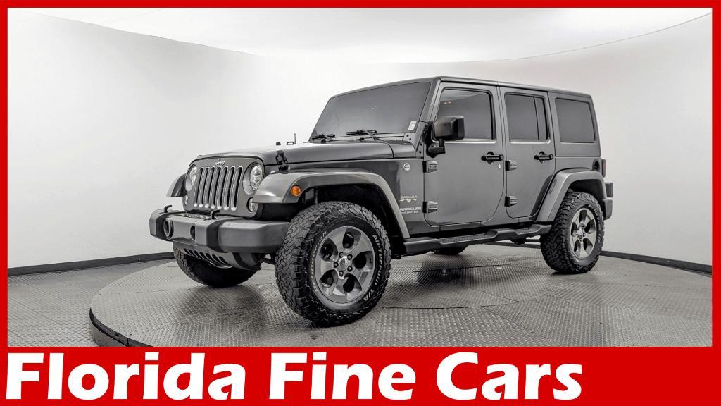 used 2017 Jeep Wrangler Unlimited car, priced at $18,999