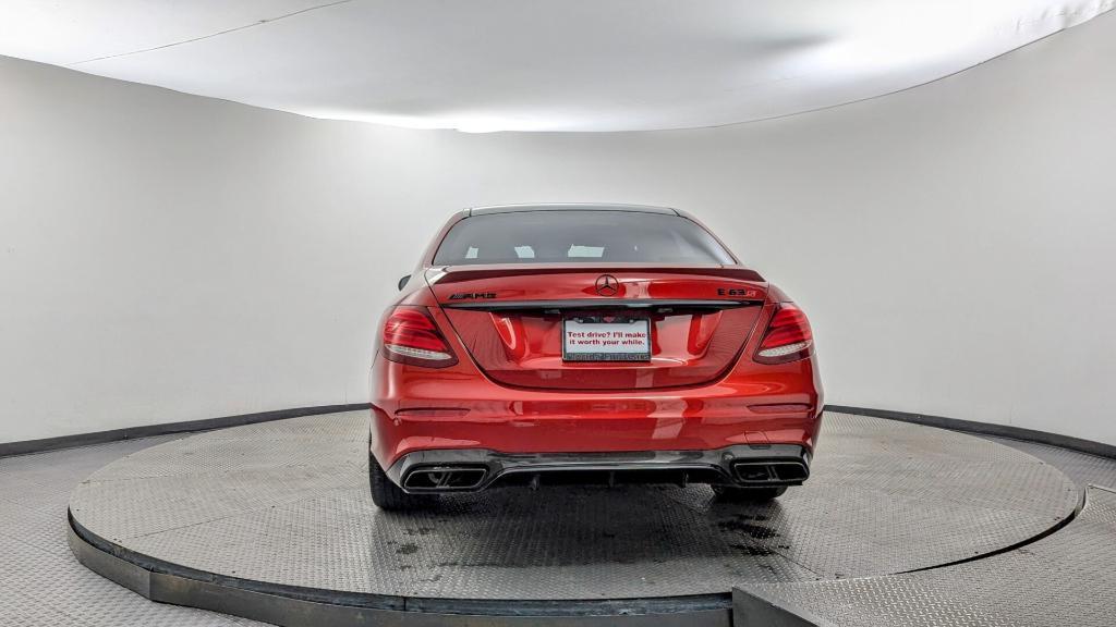 used 2018 Mercedes-Benz AMG E 63 car, priced at $55,999