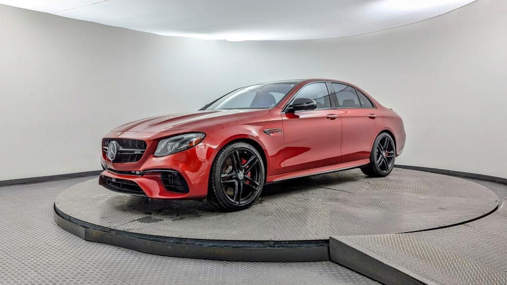 used 2018 Mercedes-Benz AMG E 63 car, priced at $55,999