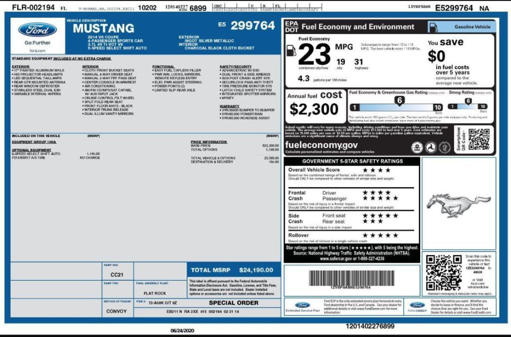 used 2014 Ford Mustang car, priced at $9,999