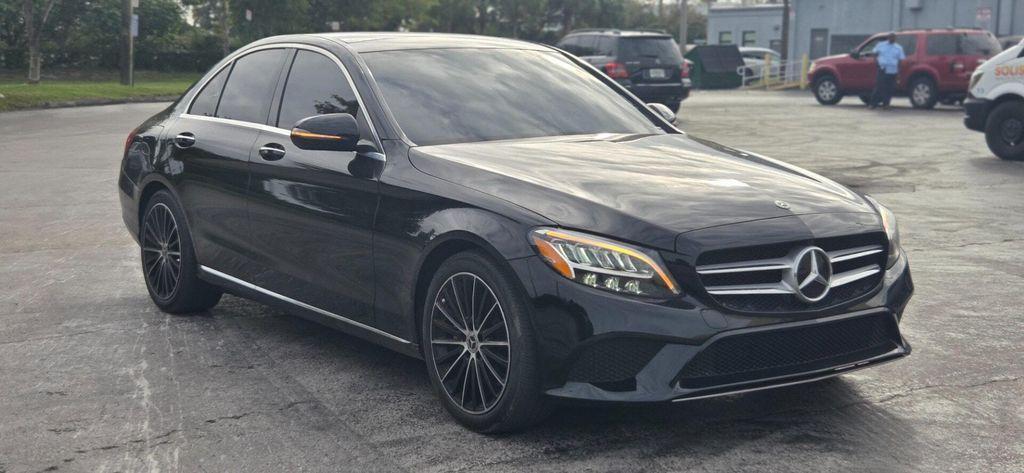 used 2021 Mercedes-Benz C-Class car, priced at $17,999