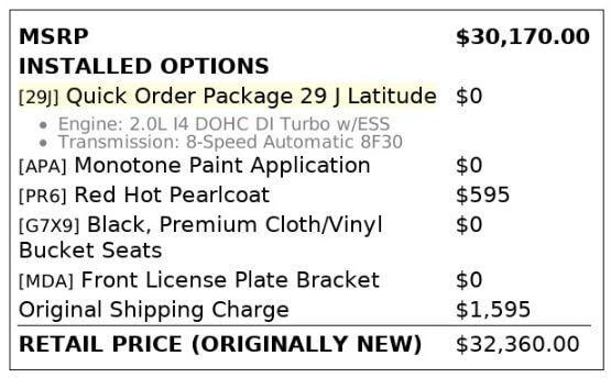 used 2024 Jeep Compass car, priced at $17,299