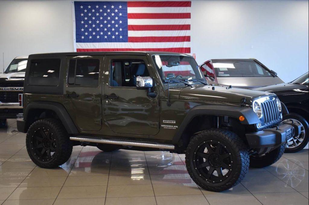 used 2015 Jeep Wrangler Unlimited car, priced at $24,777